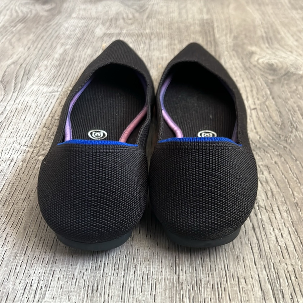 Rothy’s Pointed Toe Black Flats. - image 5